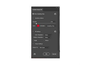 Content Aware Fill Tool in Photoshop